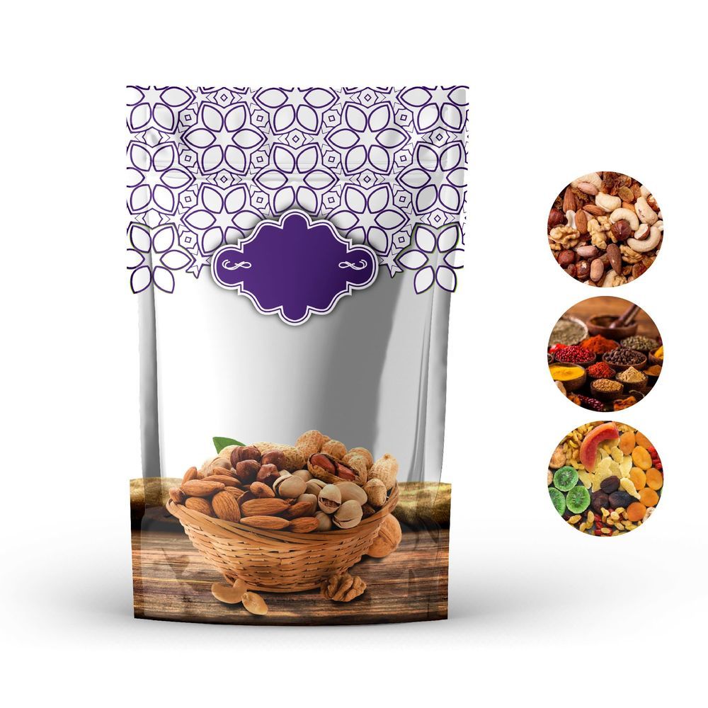 Mor Kuruyemi̇ş Desenli̇ Doypack 24x35+5,5 Cm 2000gr