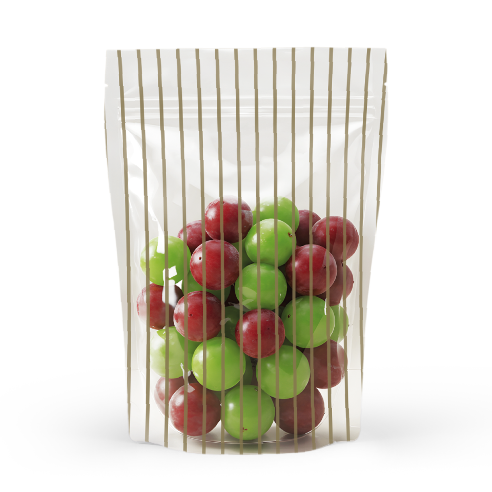 YALDIZ ÇİZGİLİ ŞEFFAF KİLİTLİ DOYPACK