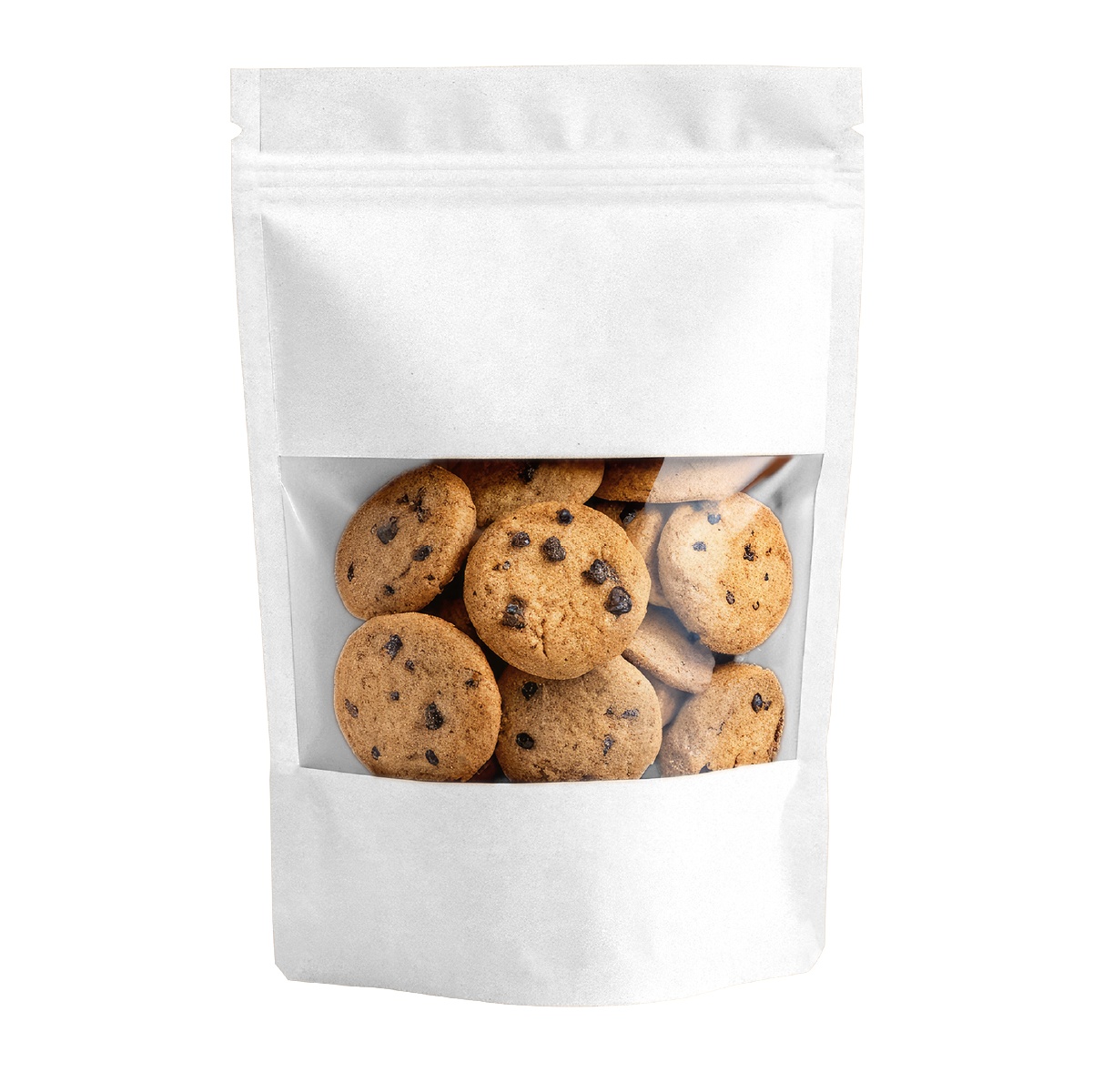 BEYAZ KRAFT GENİŞ PENCERELİ KİLİTLİ DOYPACK