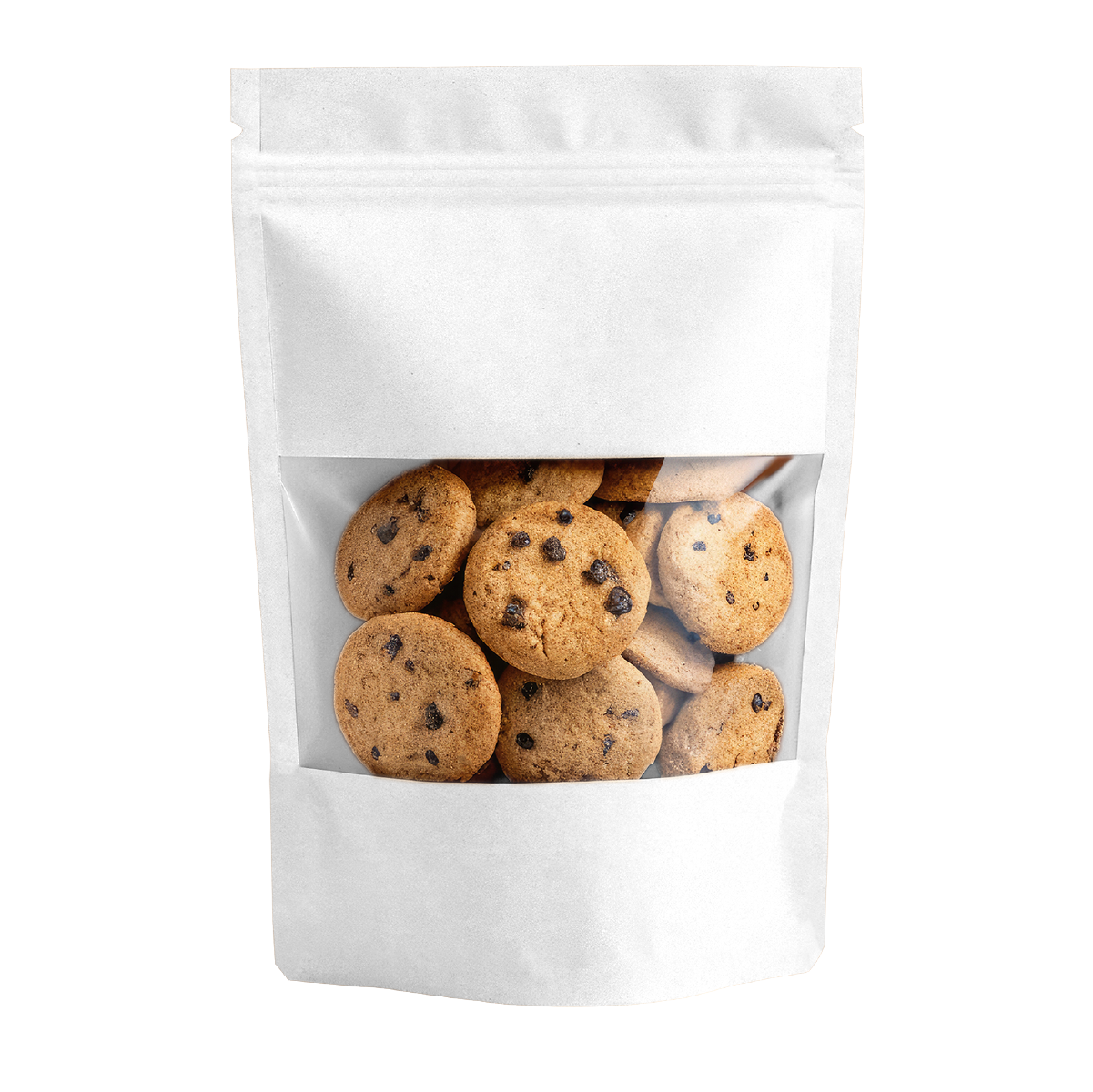 BEYAZ KRAFT GENİŞ PENCERELİ KİLİTLİ DOYPACK