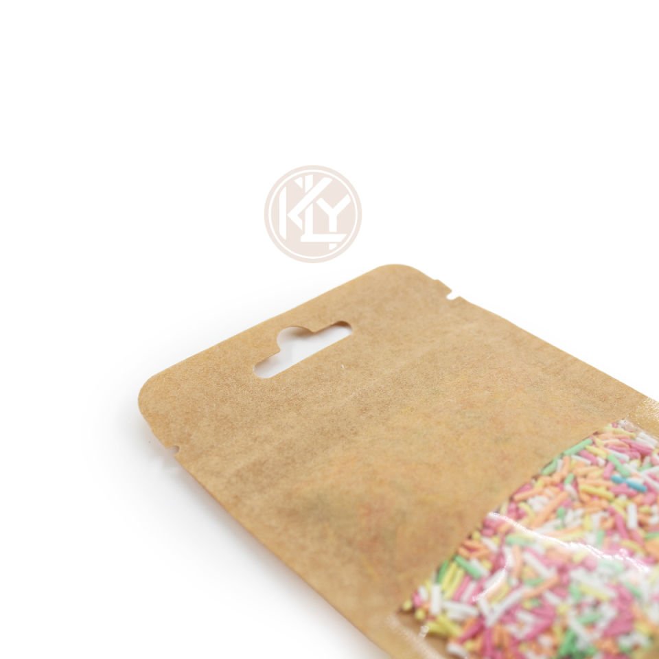 Kraft Dar Pencereli Kilitli Doypack 9x15+3 Cm 50 Gr