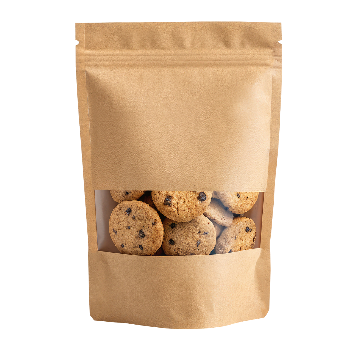 KRAFT DAR PENCERELİ KİLİTLİ DOYPACK