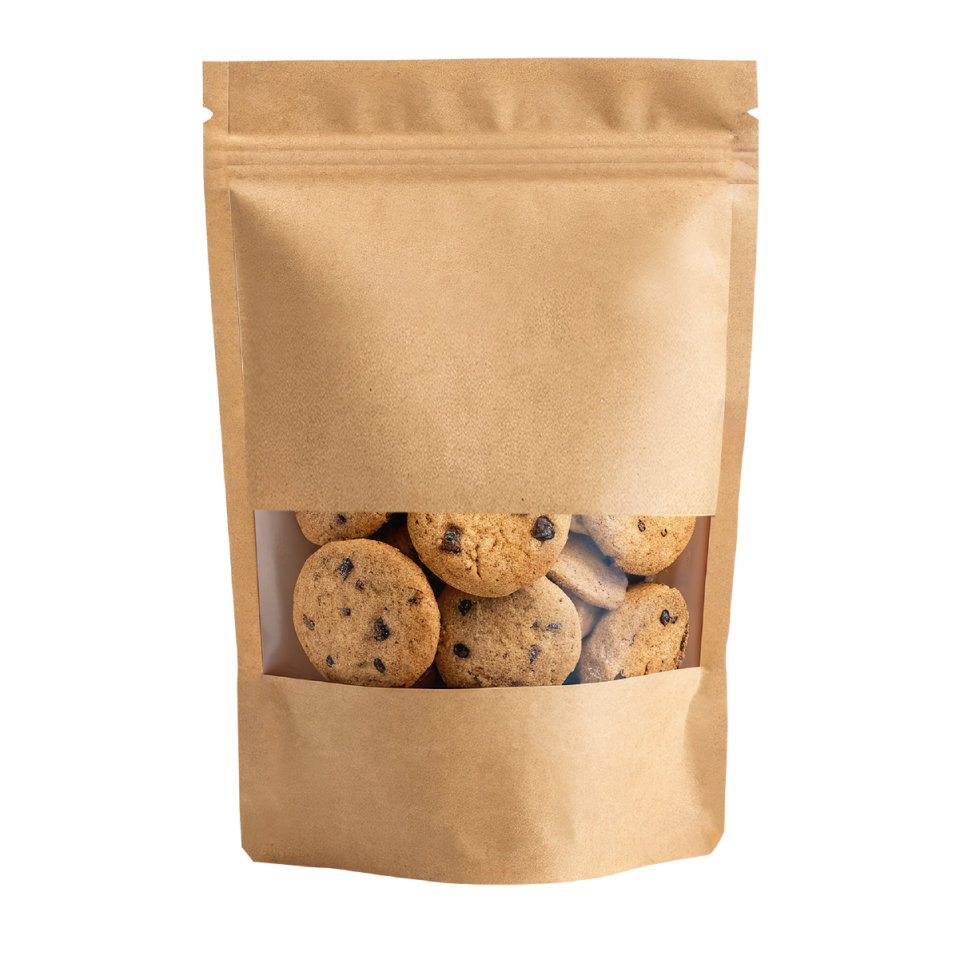 KRAFT DAR PENCERELİ KİLİTLİ DOYPACK