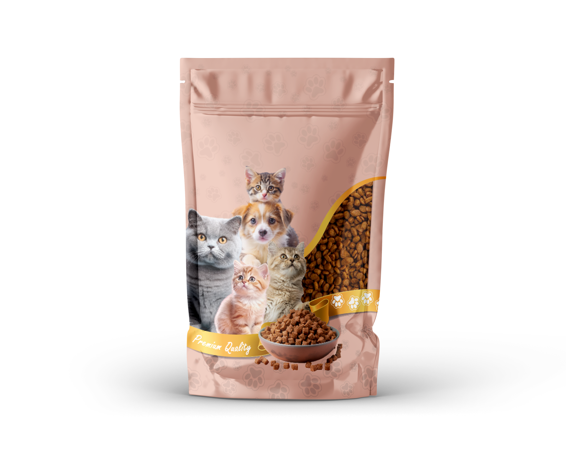 Petshop Baskılı Pencereli Doypack 17,5x26+4,5 Cm 500 Gr