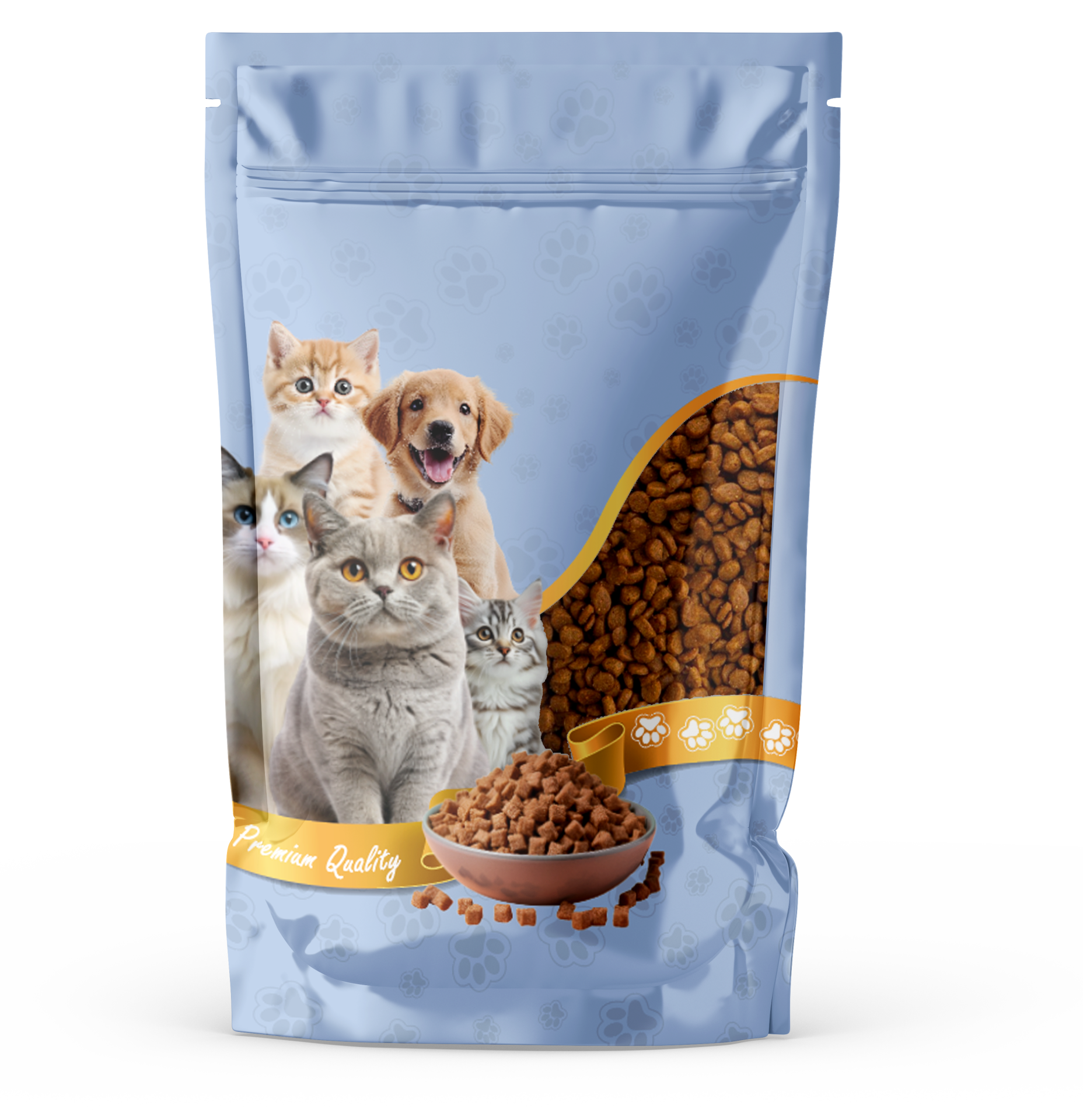 Petshop Baskılı Pencereli Doypack 21x31+5 cm 1000 gr