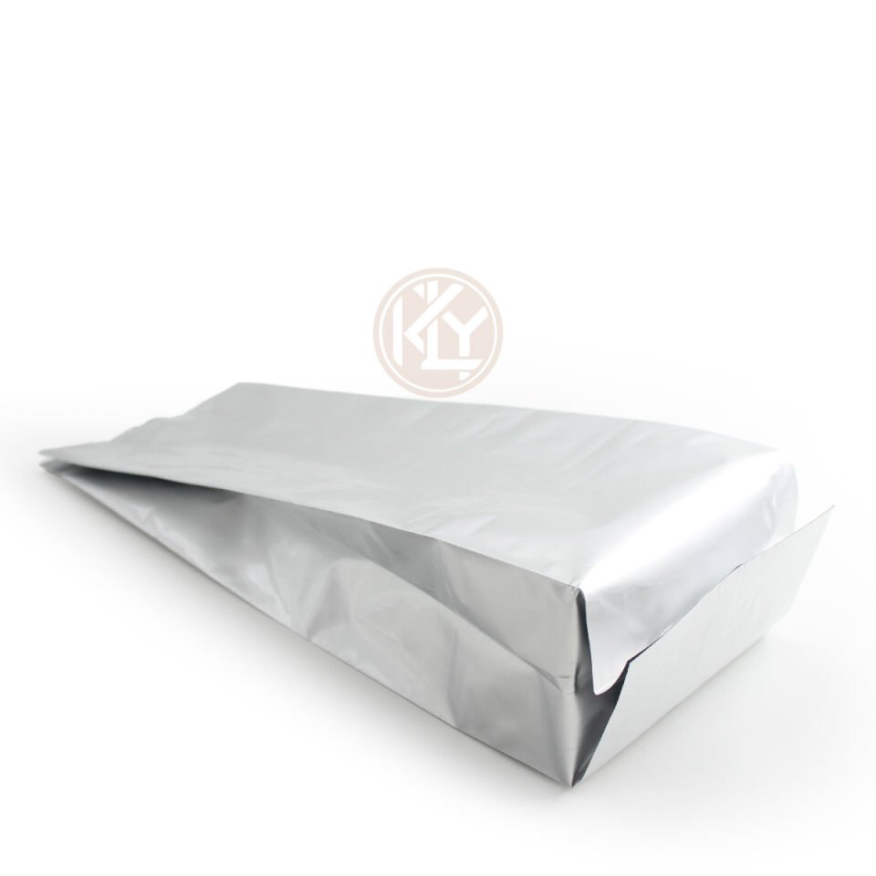 Gümüş Alüminyum Yan Körüklü Torba 13x40+4 Cm 1000 Gr