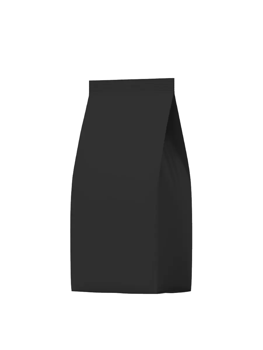 Siyah Mat Alüminyum Yan Körüklü Torba 10x25+3 Cm 250 Gr