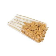 Altın Yaldız Çizgili Yan Körüklü Torba 7,5x20+2,5 Cm 100 Gr