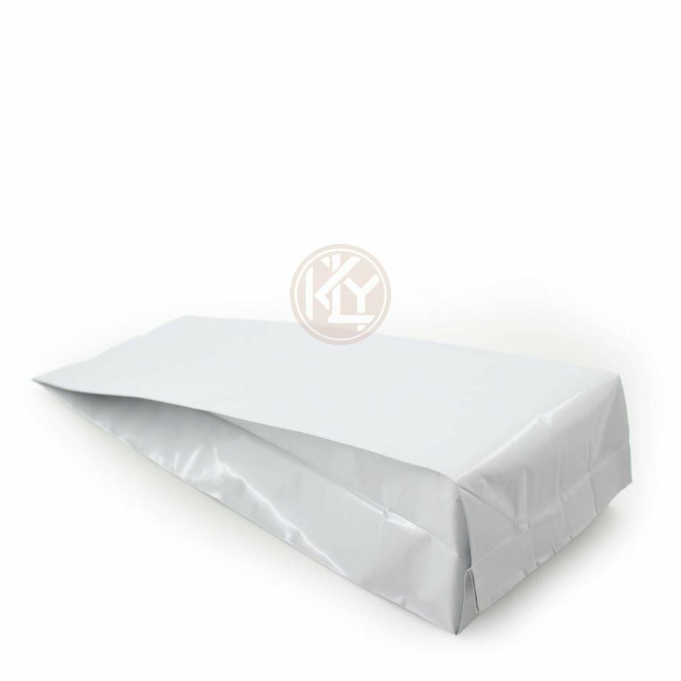 Beyaz Mat Alüminyum Yan Körüklü Torba 13x40+4 Cm 1000 Gr