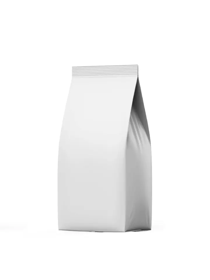 Beyaz Parlak Alüminyum Yan Körüklü Torba